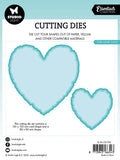 Studio Light Cutting Die Torn Edge Heart Shape Essentials 6 Pieces