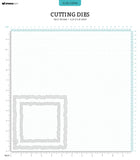 Studio Light Essentials Cutting Die Torn Edge Squares Essentials 6 PC