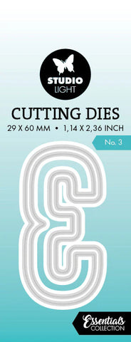 Studio Light Essentials Cutting Die Number 3