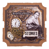 Studio Light Die-Cut Paper Pad Paper Elements Grunge Collection