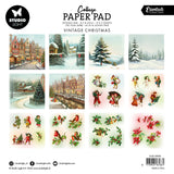 Studio Light Collage Paper Pad Vintage Christmas Essentials 24 Sheets