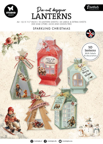 Studio Light DIY Lanterns Sparkling Christmas Essentials 12 Sheets