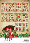 Studio Light Die-Cut Paper Pad Paper Vintage Christmas Essentials 20 Sheets