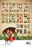 Studio Light Die-Cut Paper Pad Paper Vintage Christmas Essentials 20 Sheets