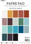 Studio Light - Paper Pad Unicolor Paper Lagoon Waves Essentials