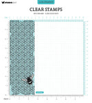Studio Light Clear Stamp Hive Background Essentials 1 PC