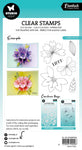 STUDIO LIGHT- Clear Stamp Floral Pop-Up Essentials 6 PC