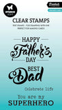 Studio Light Clear Stamp Father's Day Essentials 4 PC