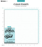 Studio Light Clear Stamp Father's Day Essentials 4 PC