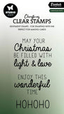 Studio Light Clear Stamp Christmas Texts Essentials 3 PC