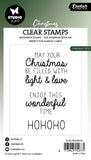 Studio Light Clear Stamp Christmas Texts Essentials 3 PC