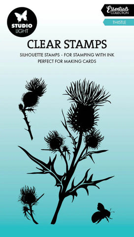 Studio Light Clear Stamp Thistle Essentials 4 PC