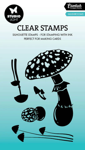 Studio Light Clear Stamp Mushrooms Essentials 5 PC