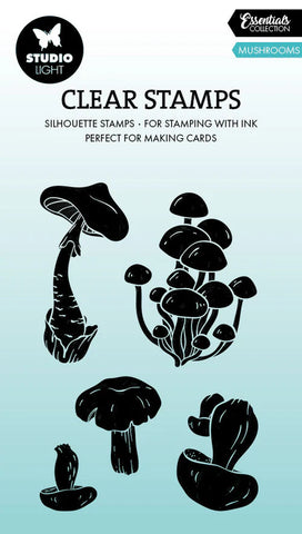 Studio Light Clear Stamp Mushrooms
