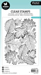 Studio Light Clear Stamp Leaf Background