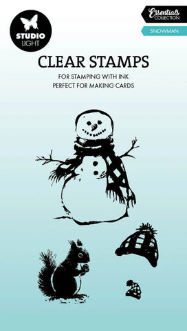 Studio Light Clear Stamp Snowman Essentials 56x88x3mm 4 Pieces