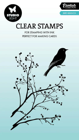Studio Light Clear Stamp Bird branch Essentials