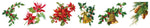 Studio Light Clear Stickers Vintage Christmas Greens 6 Designs Essentials 5 Meter
