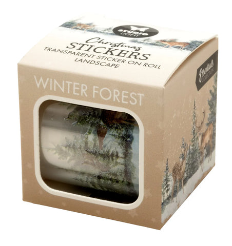 Studio Light Clear Stickers Winter Forest On A Roll Essentials 5 Meter