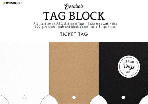 Studio Light Tag Block Ticket Tag Essentials