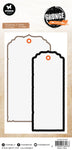 Studio Light Cutting Dies Big Labels Grunge Collection