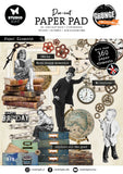 Studio Light Die-Cut Paper Pad Paper Elements Grunge Collection