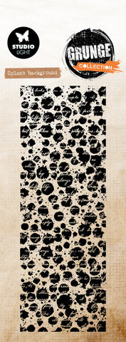 Studio Light Clear Stamp Splash background Grunge Collection