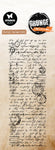 Studio Light Clear Stamp Script background Grunge Collection