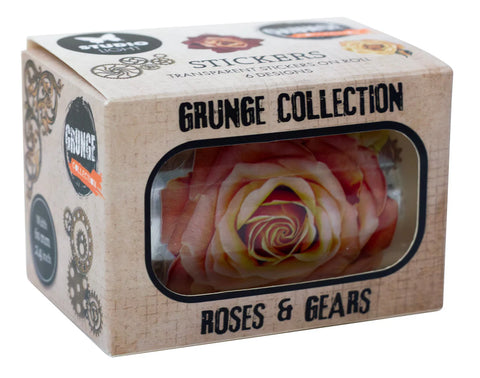 Studio Light Clear Stickers Vintage roses Grunge Collection