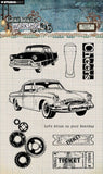 Studio Light Clear Stamp Beer & Cars Gearhead's Workshop 8 PC