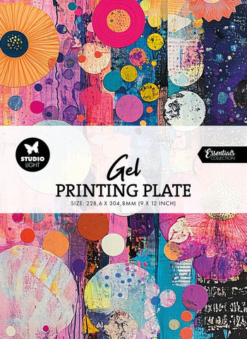 Studio Light Gel printing plate 9x12 inch
