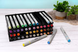 Studio Light Storage Trays 4 Stackable Trays, Stores 48 Markers Tools 4 Pieces