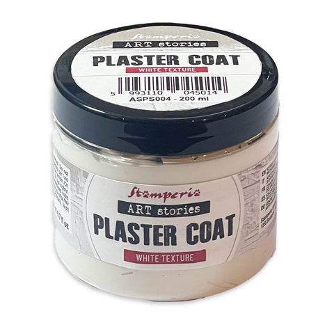 Stamperia - Art Stories Plaster Coat, White Texture (200ml)