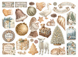 Stamperia Die Cuts, White Christmas