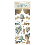 Stamperia Rub-on, Masquerade - Masks