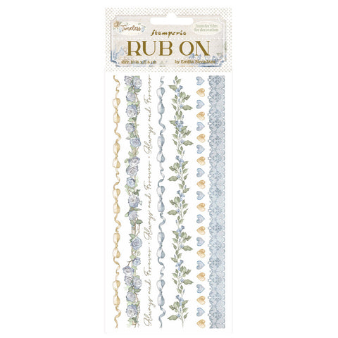Stamperia Rub-on,Timeless - Stripes