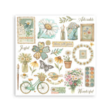 Stamperia Rub-on Kit, Daisy Art