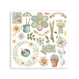 Stamperia Rub-on Kit, Daisy Art