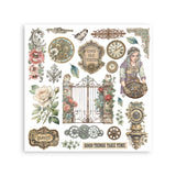 Stamperia Rub-on Kit, Gardens of Time