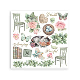 Stamperia Rub-on Kit, House of Roses