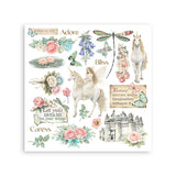 Stamperia Rub-on Kit, Wonderland