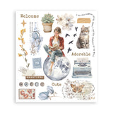 Stamperia Rub-on Selection, Create Happiness Secret Diary