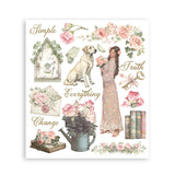 Stamperia Rub-on Selection, House of Roses