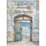 Stamperia -A4 Rice Paper, Silent Sea - Door