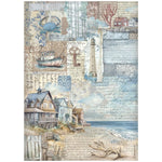 Stamperia -A4 Rice Paper, Silent Sea - Landscape