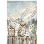 Stamperia A4 Rice Paper Selection, The Owl's House (6 Sheets)