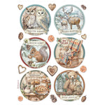 Stamperia A4 Rice Paper Selection, The Owl's House (6 Sheets)
