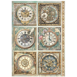 Stamperia A4 Rice Paper Selection, Gardens of Time