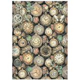 Stamperia A4 Rice Paper Selection, Gardens of Time