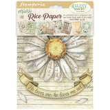 Stamperia A6 Mini Rice Paper, Daisy Art